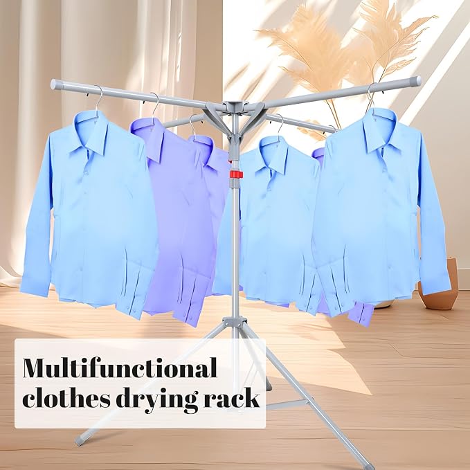 Clothes Drying Rack Foldable & Collapsible Drying Racks Large Capacity Space