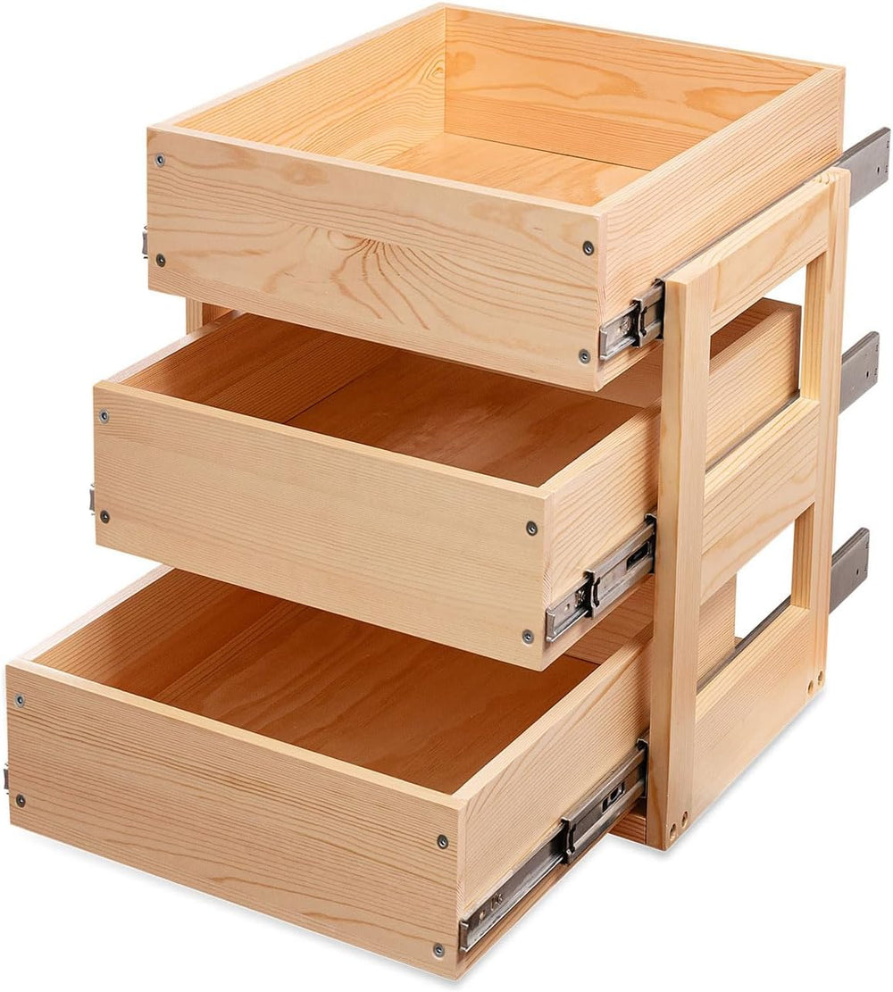 Pull Out Cabinet Organizer 14''W×21''D×19''H Slide Ou...