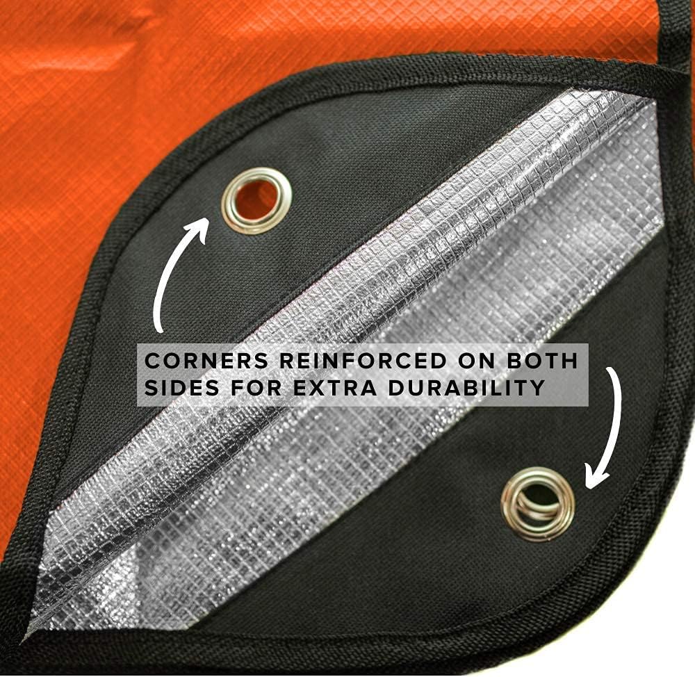 Arcturus Insulated Tarp, Reusable Heavy Duty Thermal Survival Blanket – 60x82...