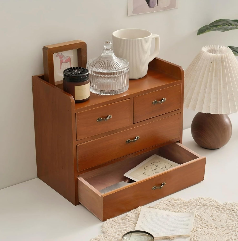 Xiaoyez Desk drawer organizer ,wooden desk organizer,desktop organizer with d...