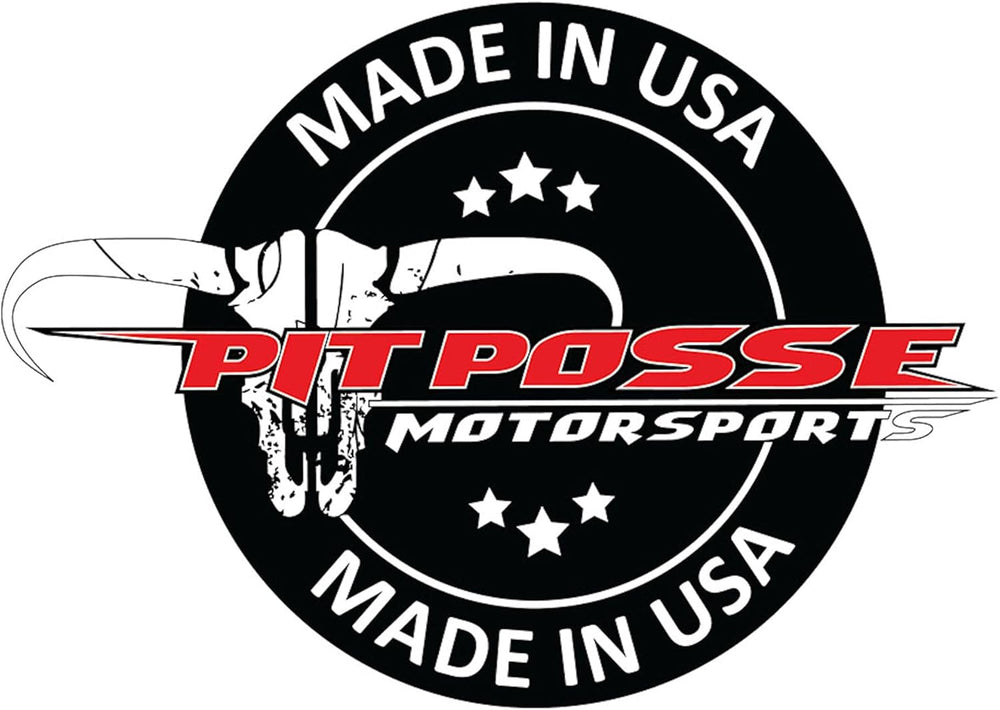 Pit Posse 611 Deluxe Dual Helmet Bay Shelf Holder Aluminum Enclosed Race Trai...