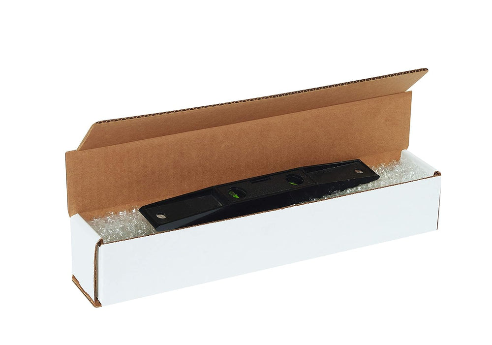Box USA BM2162 Corrugated Mailers, 21" x 6" x2" White (Pack of...