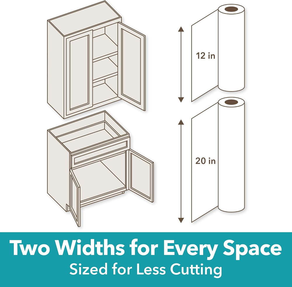 Smooth Top EasyLiner for Cabinets & Drawers, Easy to Install, Shelf Paper...