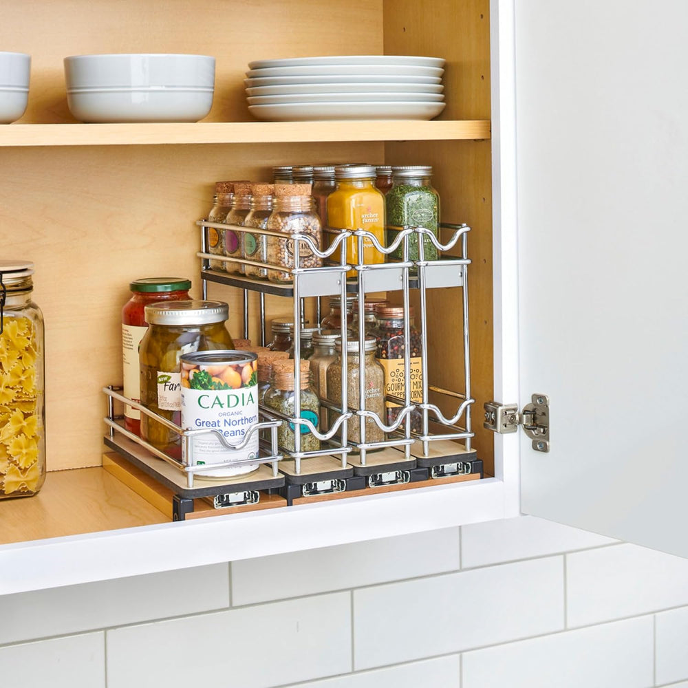 Rev-A-Shelf Narrow 5"W Pullout Single Organizer for Cabinets