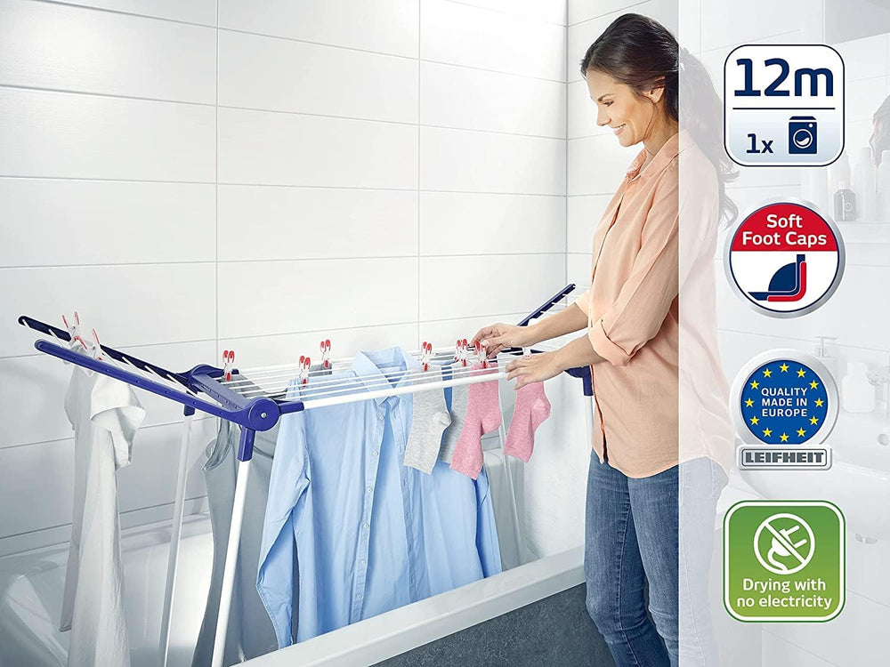 Leifheit 81720 Pegasus 120 Solid Compact Laundry Dryer