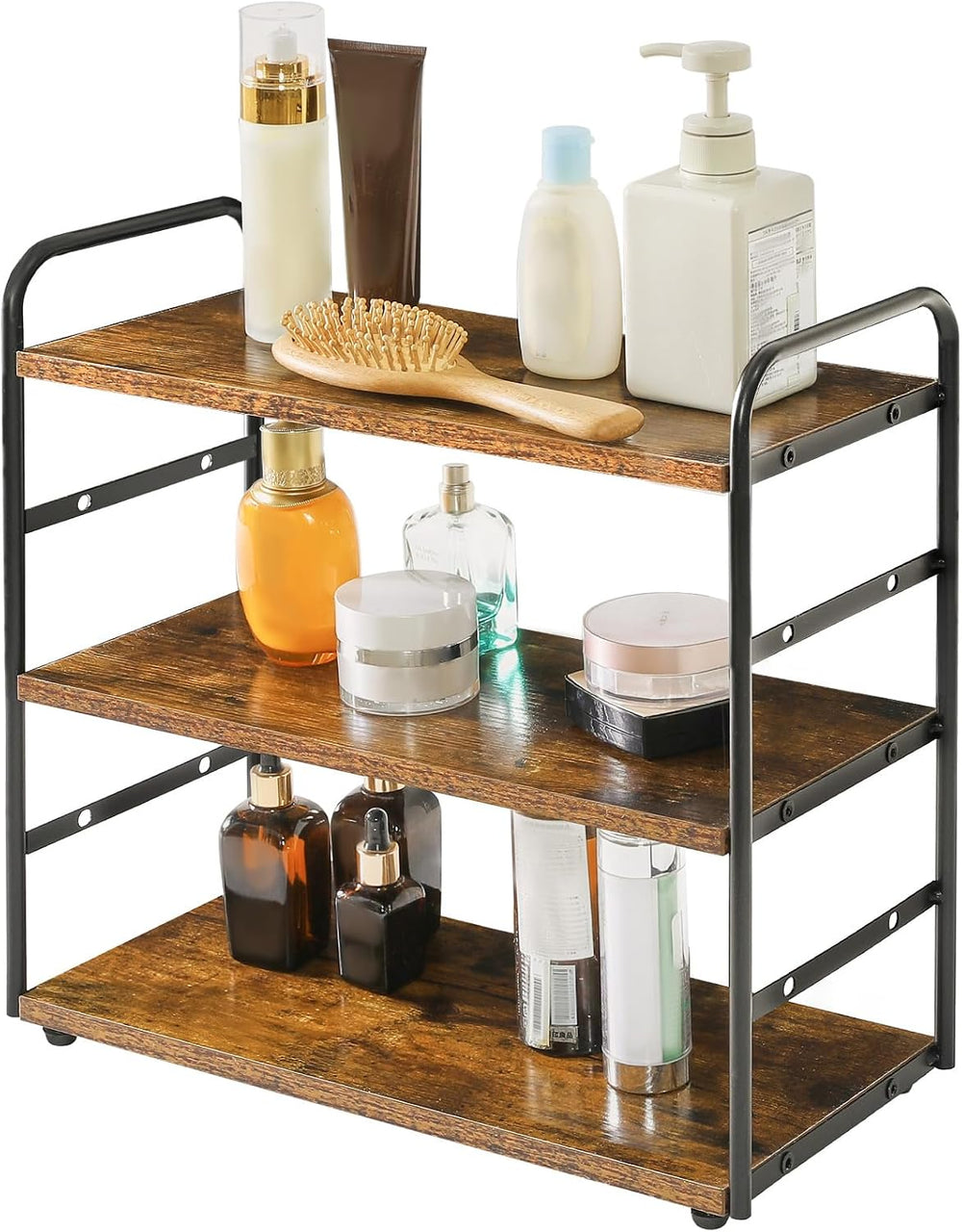 IBUYKE Counter Shelf,Kitchen Organization and Storage,Brown TWJ001H