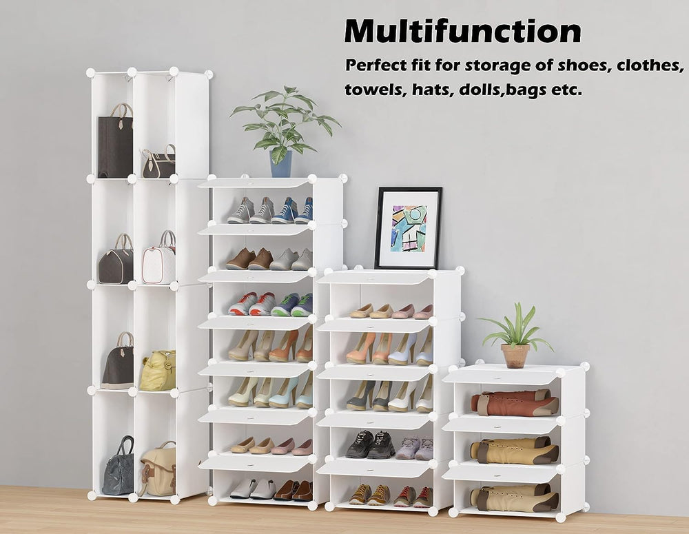 HOMIDEC Shoe Storage, 10-Tier Shoe Rack Shoe Organizer for Closet