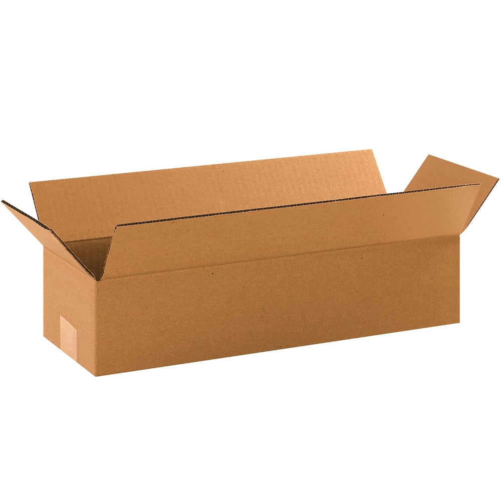 AVIDITI 18 x 6 x 4 Corrugated Cardboard Boxes, Long 18"L x 6"W x 4&...