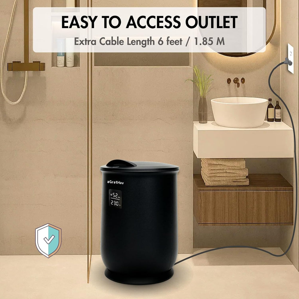 Towel Warmers Ultra Large Capacity Bucket Style 450W for Bathroom ETL FCC Cer...
