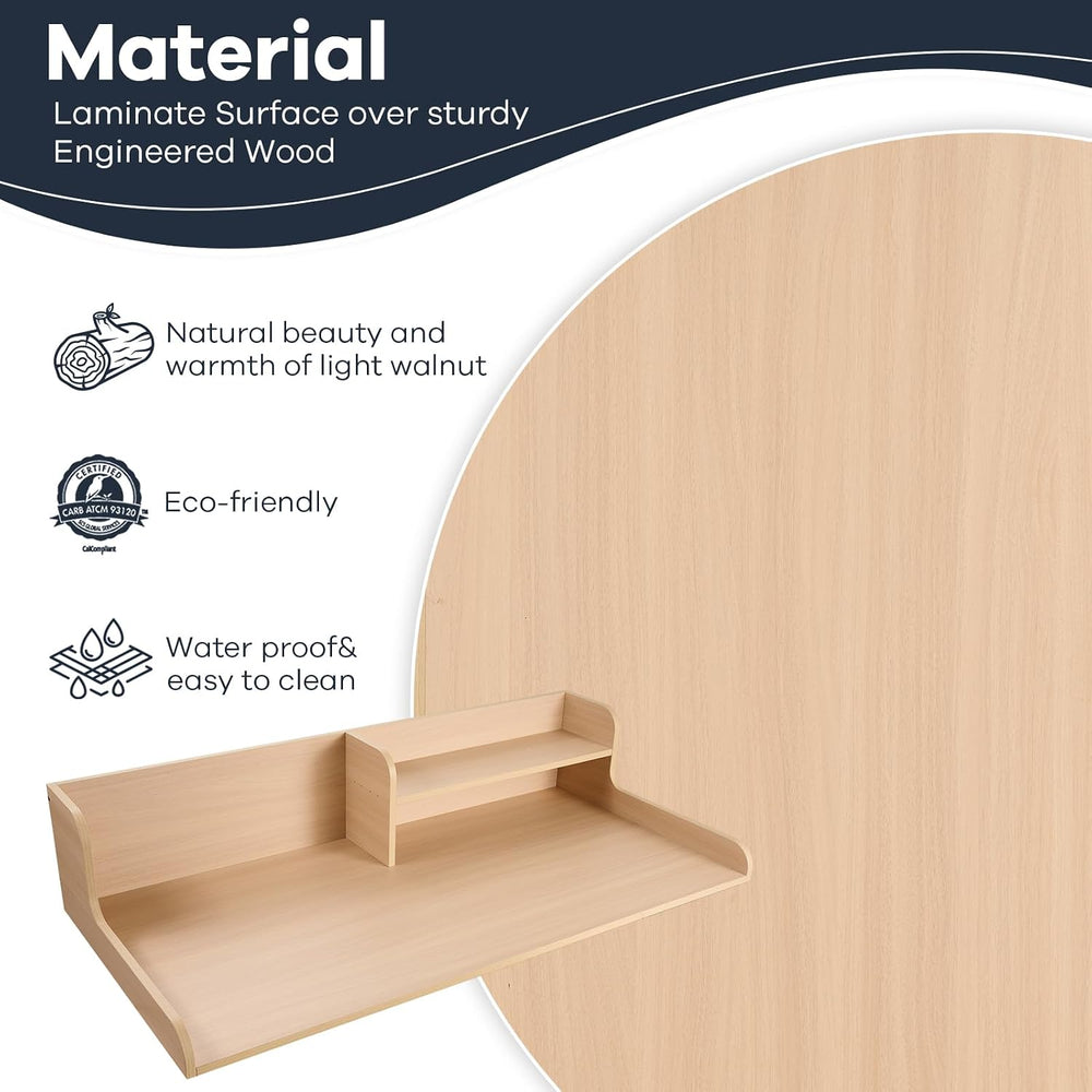 Washer Dryer Countertop 2 Tier 58 inches Wide, Laundry Shelf Topper with Edge...