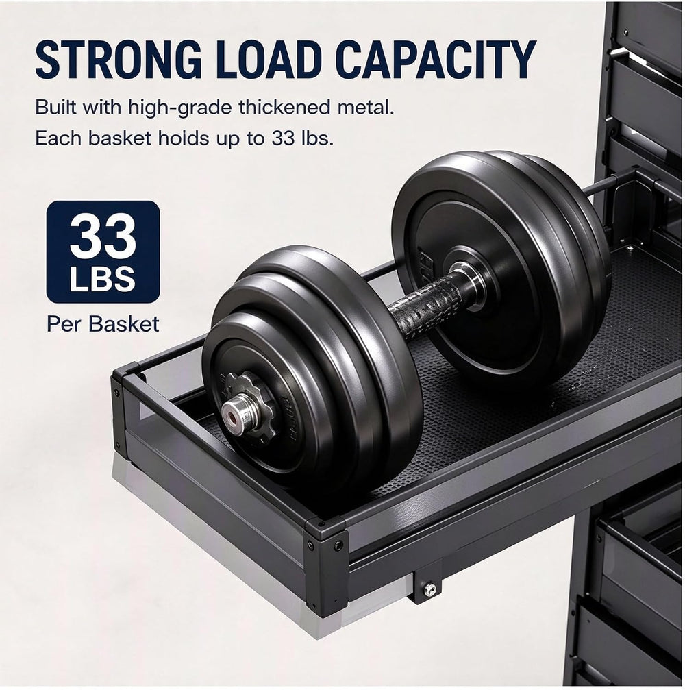 Blind Corner Cabinet Organizer, 270° Pull-Out Kitchen Storage System