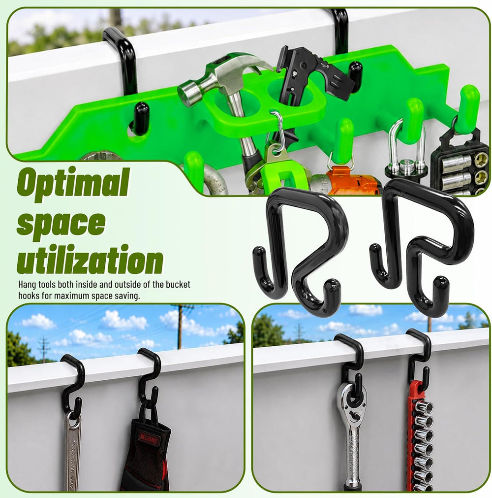 2 Pack Lineman Tool Board, Bucket Truck Hook Organizer for Lineman, Heavy Dut...