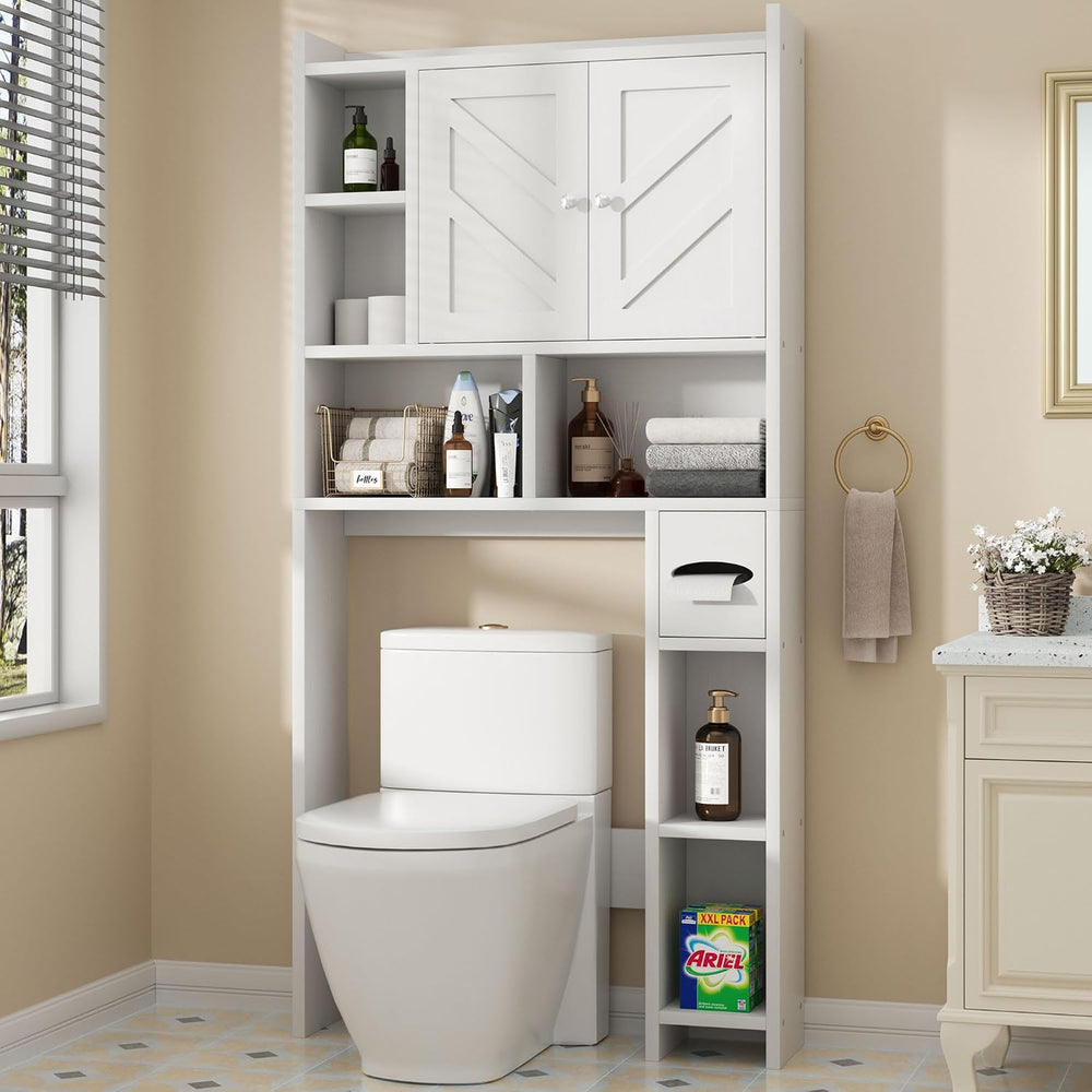 Shintenchi Over the Toilet Storage Cabinet, Bathroom Shelf Organizer