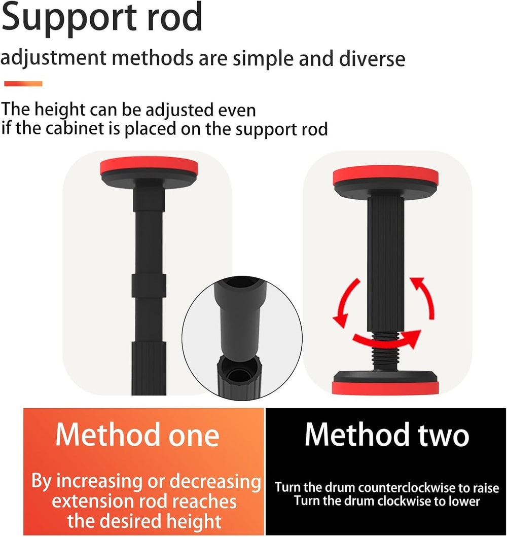 Cabinet Jacks for Installing Cabinets,Adjustable Support Pole Furniture Small...