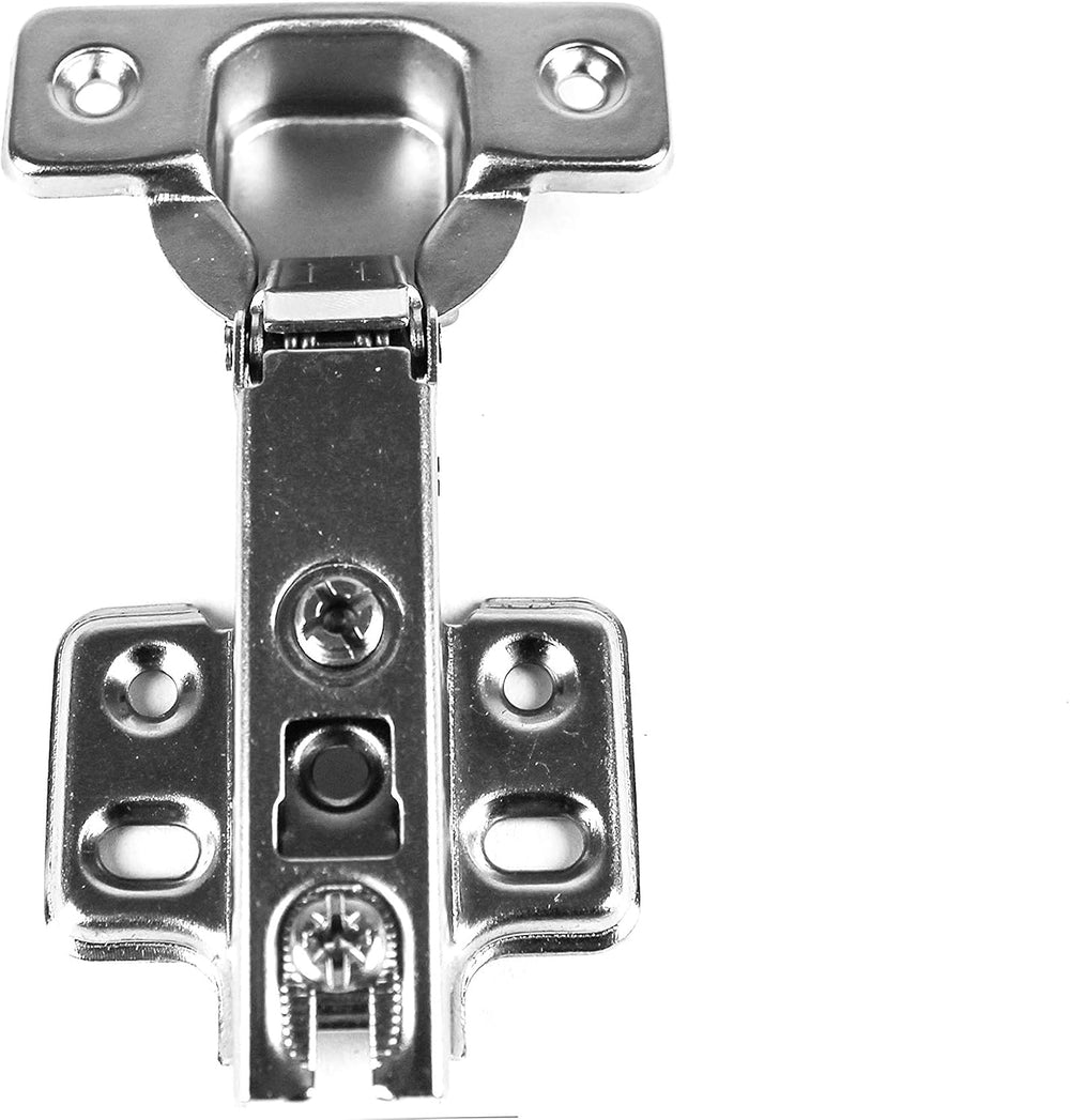 Berta (30 Pieces) Full Overlay Frameless European Hinges 105 Degree 2-Cam 4-W...