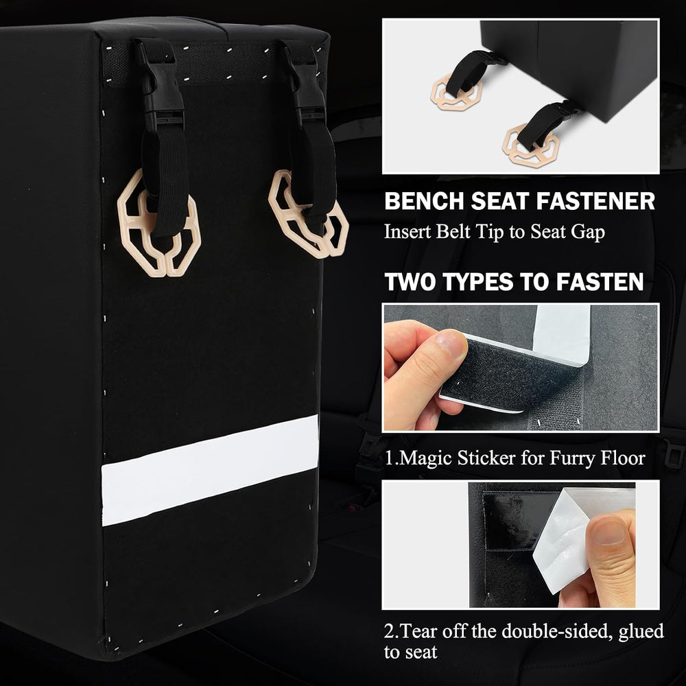Upgrade Center Console Organizer for Car & Van & Truck with Cup Holder