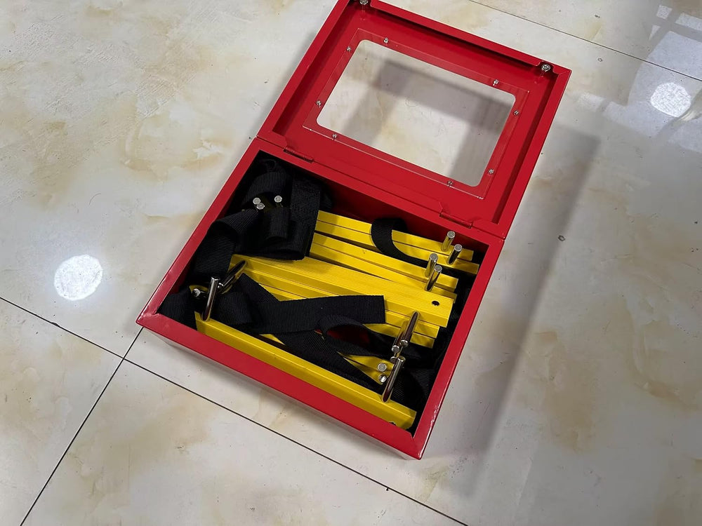 Cabinet for Fire Escape Ladder 2-Story Small | Box for Fire Rescue Stuff | Co...
