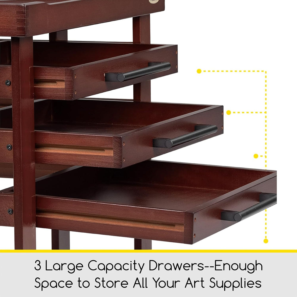 MEEDEN Art Supplies Storage Cart: 5-Tier Utility Rolling Cart