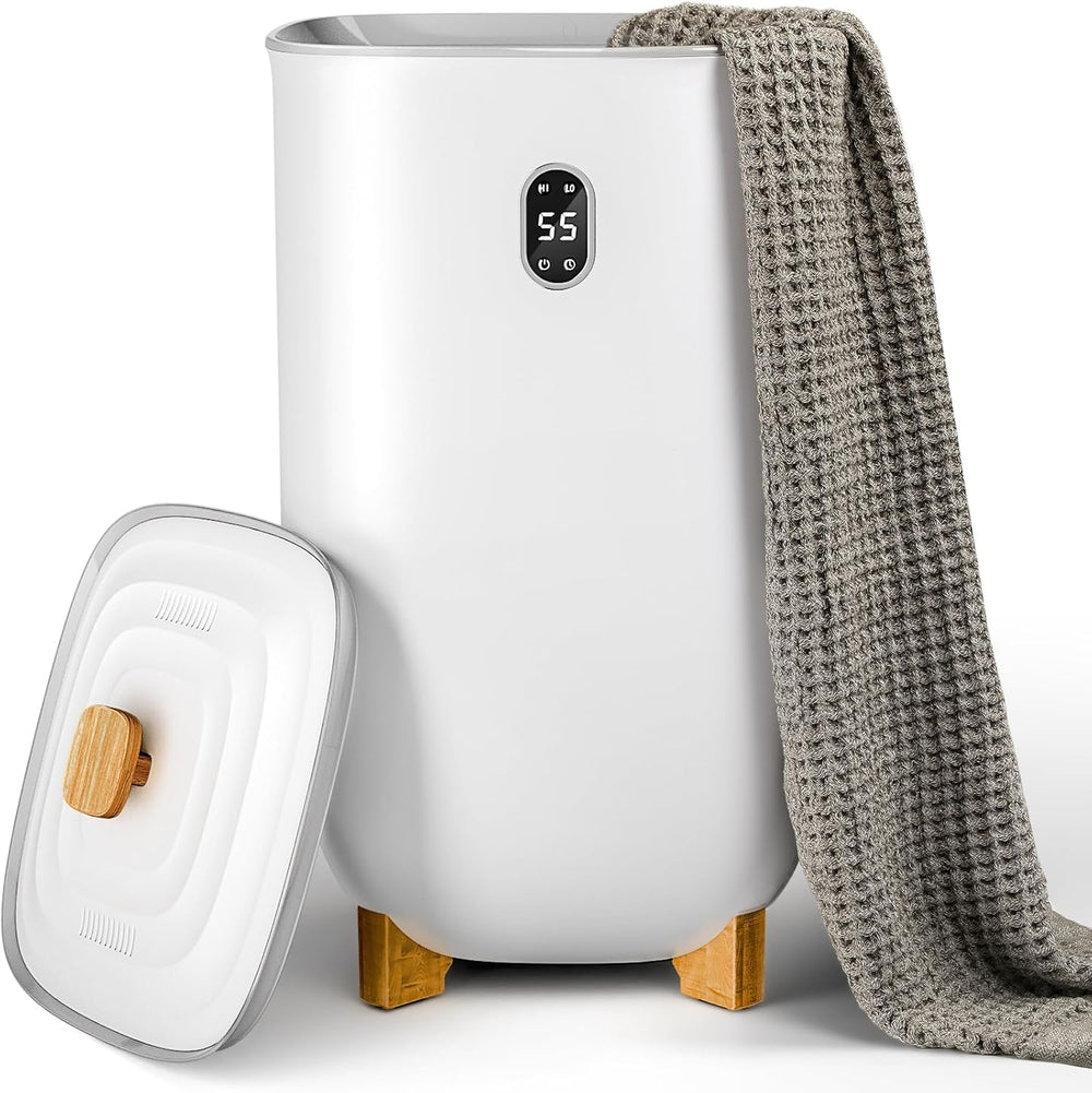 AGLUCKY Towel Warmer for Bathroom, 40L Large Towel Warmers Bucket, White