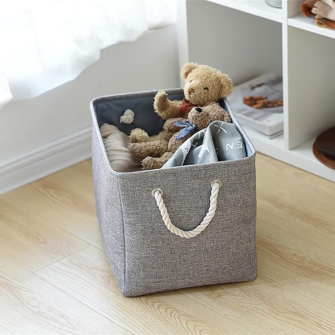 TheWarmHome Storage Basket for Organizing (3 Pack)