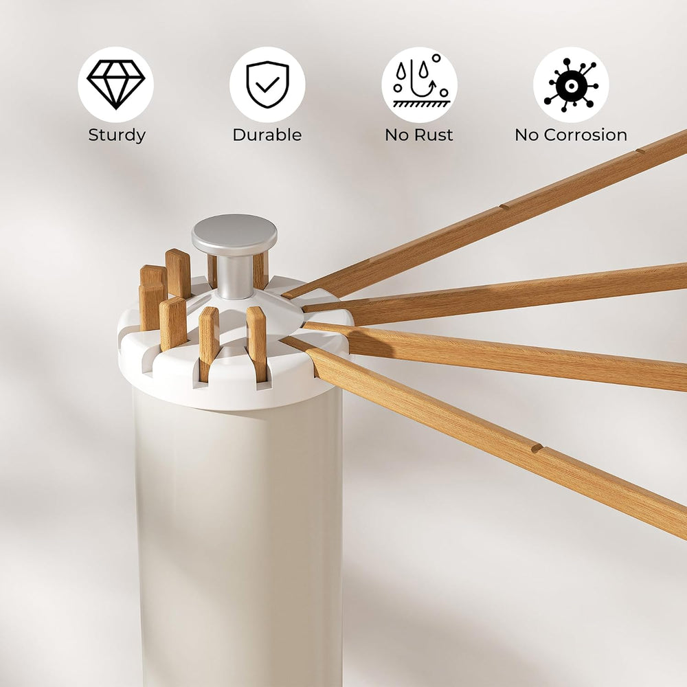 SUNOUTLY Tripod Clothes Drying Rack, Garment Rack Portable and Foldable Space...