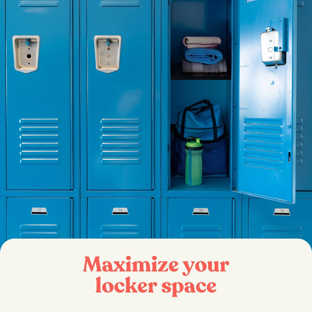 Home in Bold Metal Adjustable Locker Shelf (New 2026 v2) Heavy Duty Powder-Co...