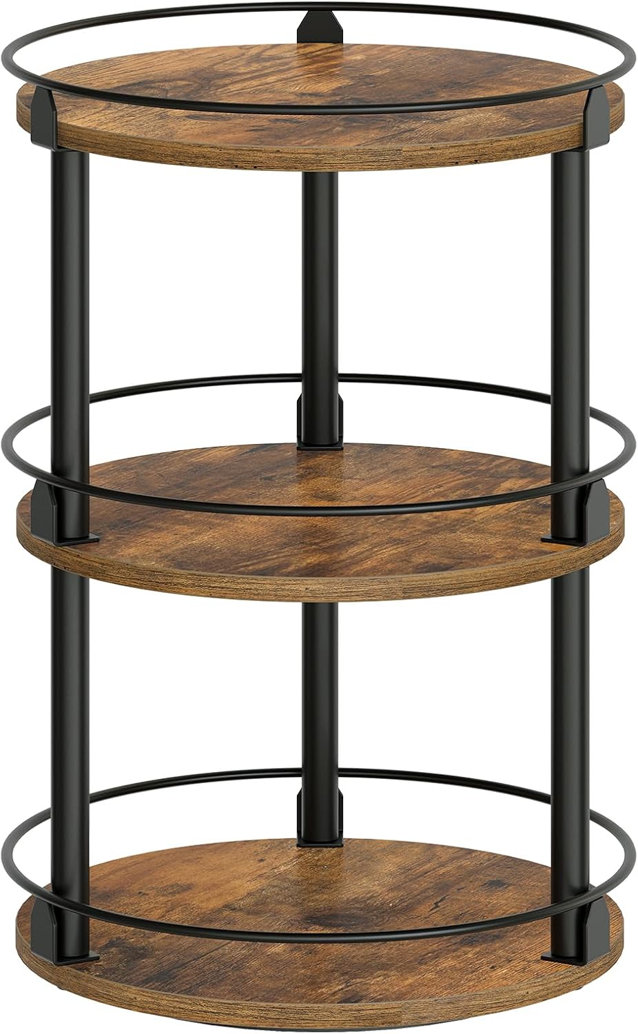 YATINEY 3-Tier Lazy Susan Organizer, Rotating Spice Rack, Spinning Organizer,...