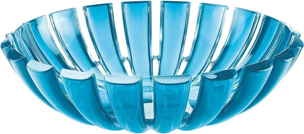 Guzzini Dolcevita Series Square Plastic Bread Serving Basket, Modern Striped ...