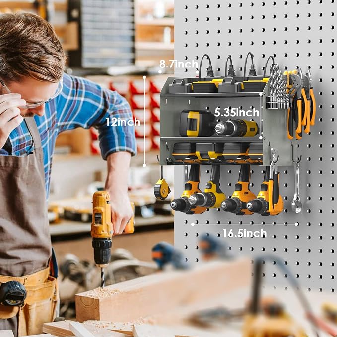 CCCEI Modular Power Tool Organizer Wall Mount