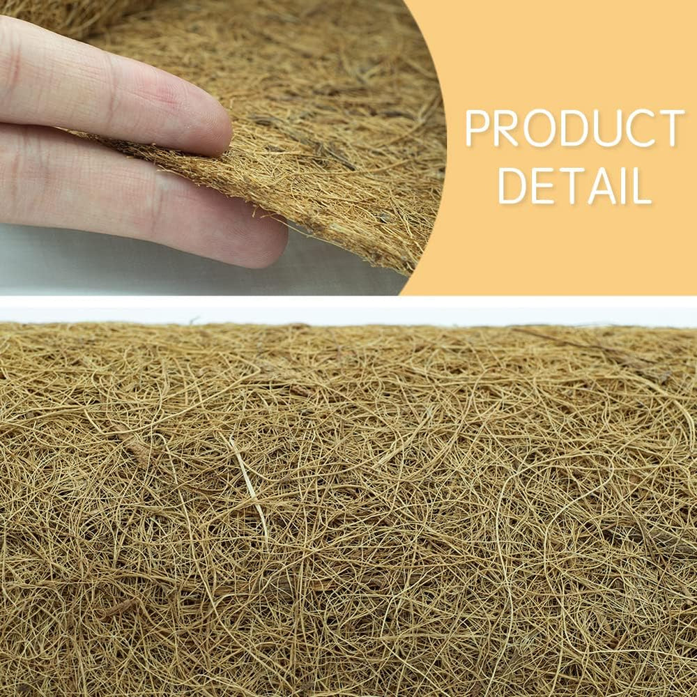 Coco Coir Liner, Yarrdfir 24x120 inch Natural Coconut Liners for planters Flo...