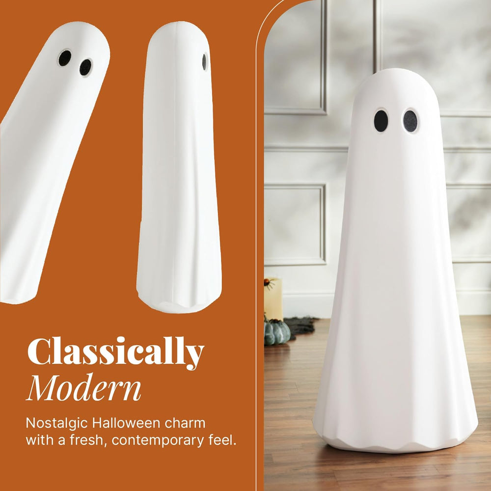 Step2 Boo Buddy Halloween Ghost Statue, White, 40 in, 1 Pack