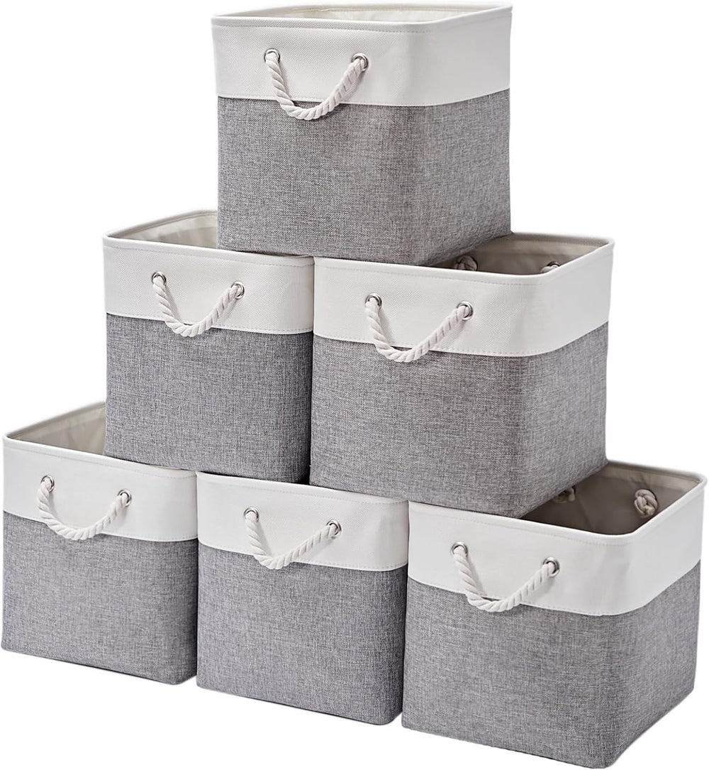 13 x 13 Inch Storage Cubes, 6 Pack Cube Storage Bins