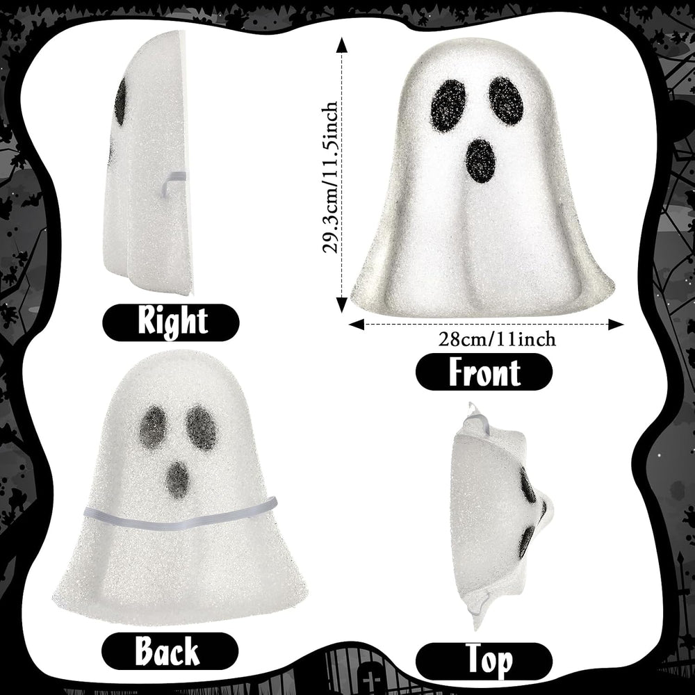 Aurelema 2 Pcs Halloween Porch Light Cover, Ghost
