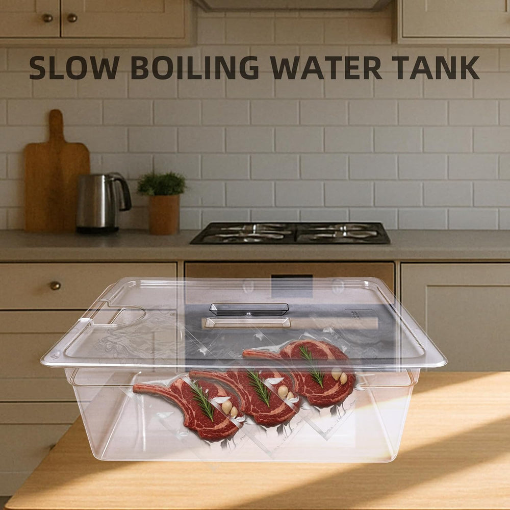 26 QT Sous Vide Container with Lid,Sous Vide Cookers Compatible with Anova, J...