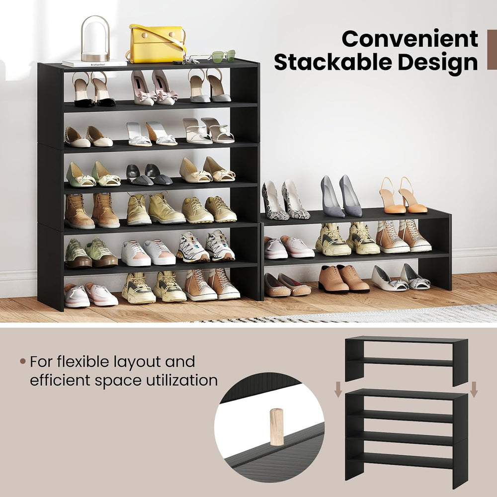 GIANTEX 3-in-1 Vertical Shoe Rack, 6-Tier Free Standing Shoe Storage Organize...