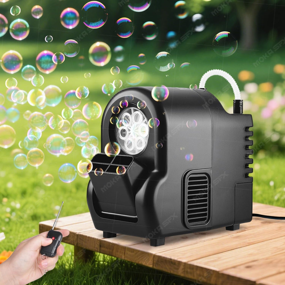 Moka Intelligent Fuel-efficient Bubble Machine with Remote Control & Batt...