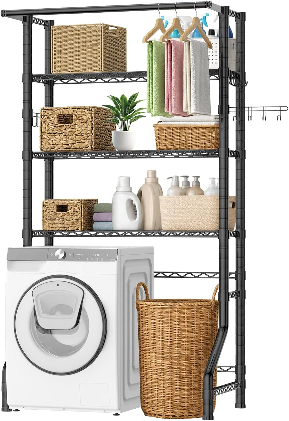 Laundry Room Organizer Over the Washer and Dryer Storage Shelves