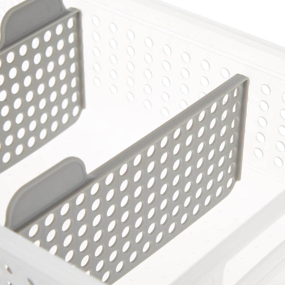 madesmart 2 Tier Bath Organizer,Undersink Storage with Sliding Drawers,for Cl...