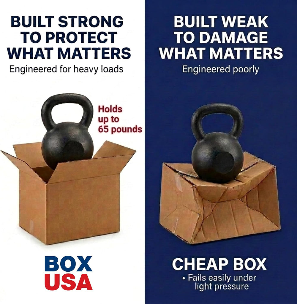 Box USA Shipping Boxes Large 24"L x 16"W x 8"H 20-Pack - Corru...