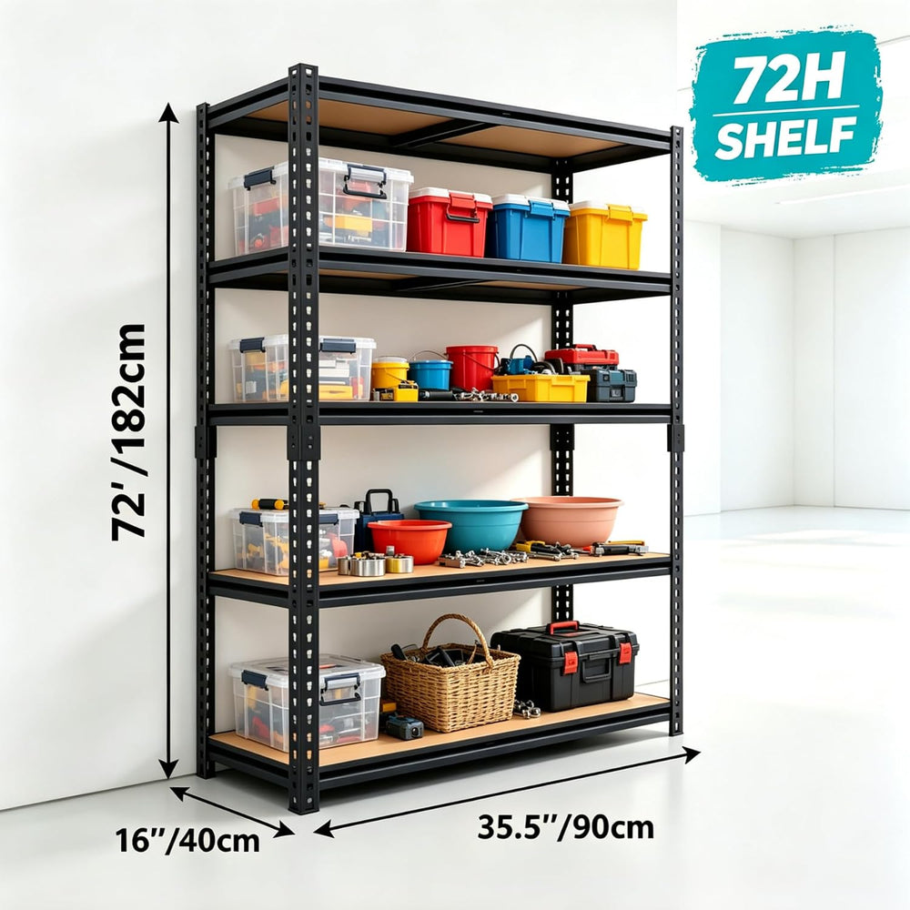 Garage Shelving Units Shelves for Garage Storage Shelf 72"x36"x16&q...