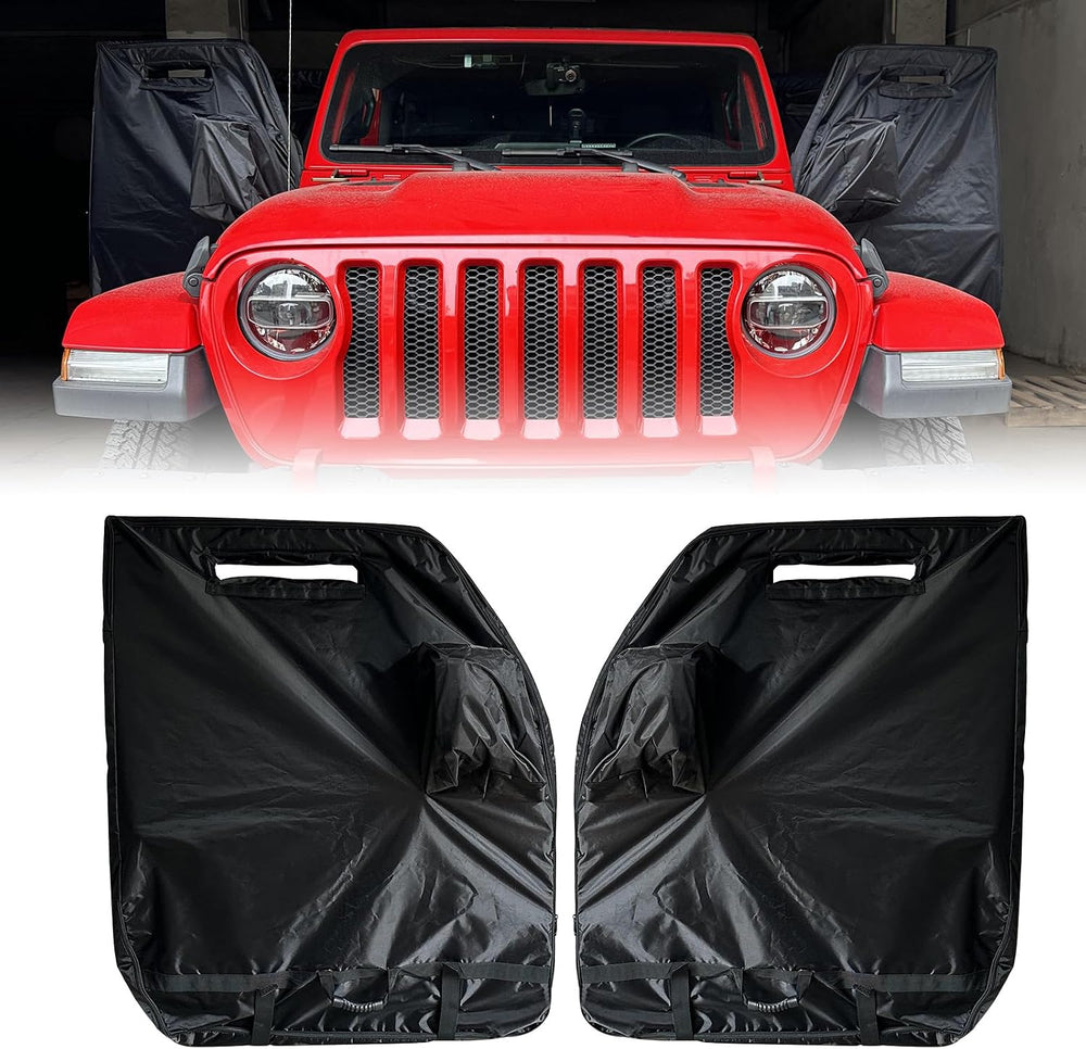 SUNPIE Hard Door Storage Bags for 1976-2024 Jeep Wrangler & Gladiator