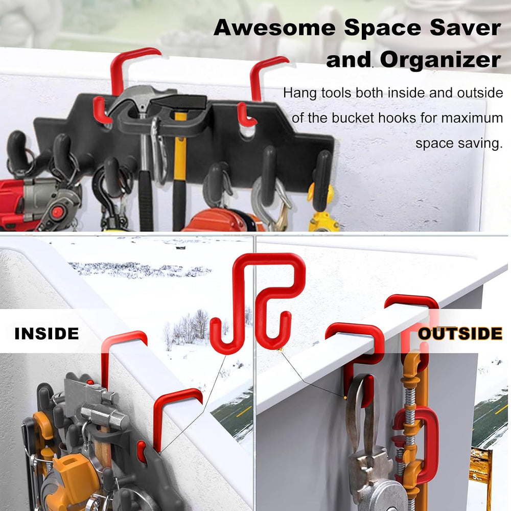 Lineman Tool Board – 2" & 3" Bucket Hooks Set for Aerial Truck