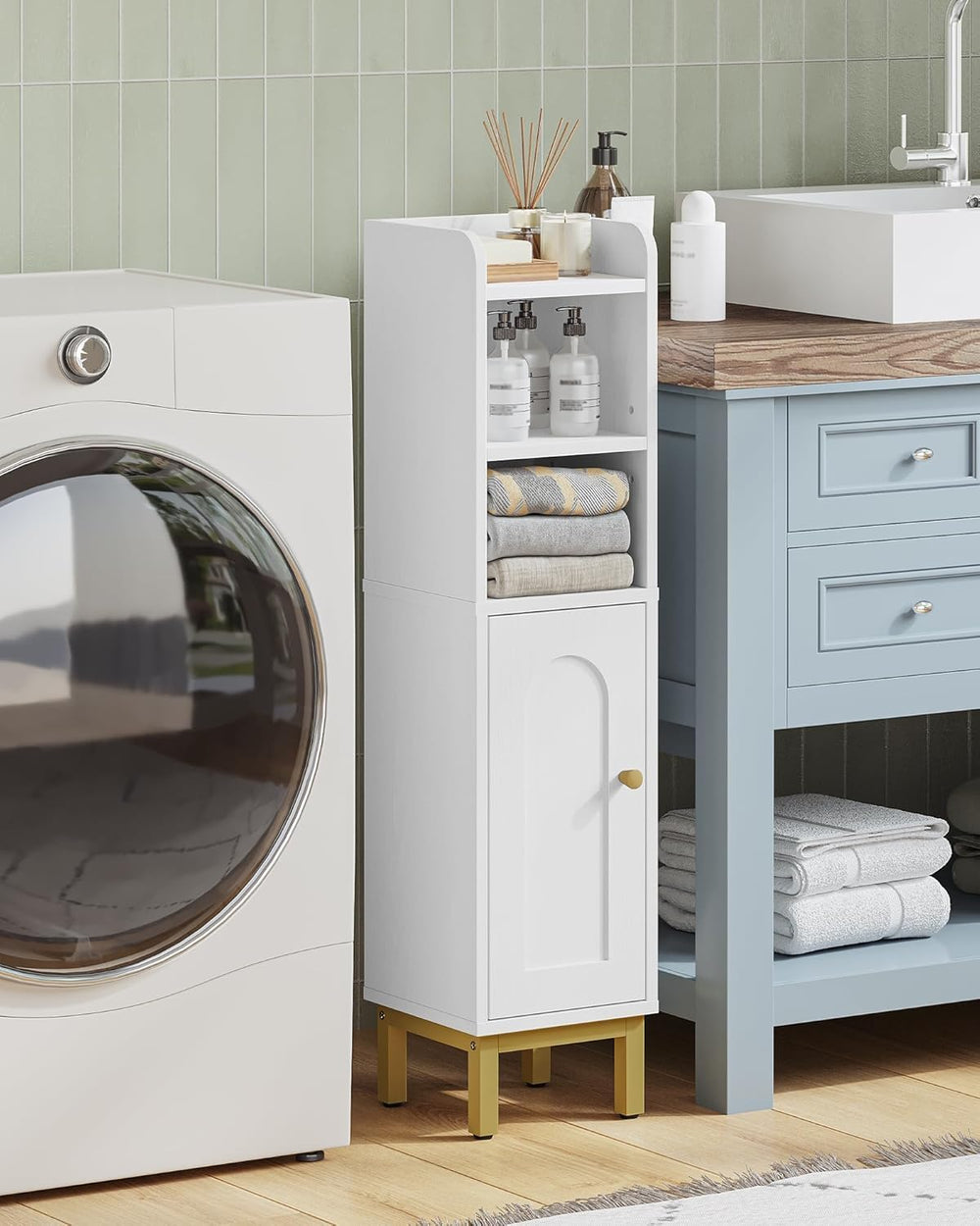 Hzuaneri Bathroom Storage Cabinet, Small Corner Floor Cabinet