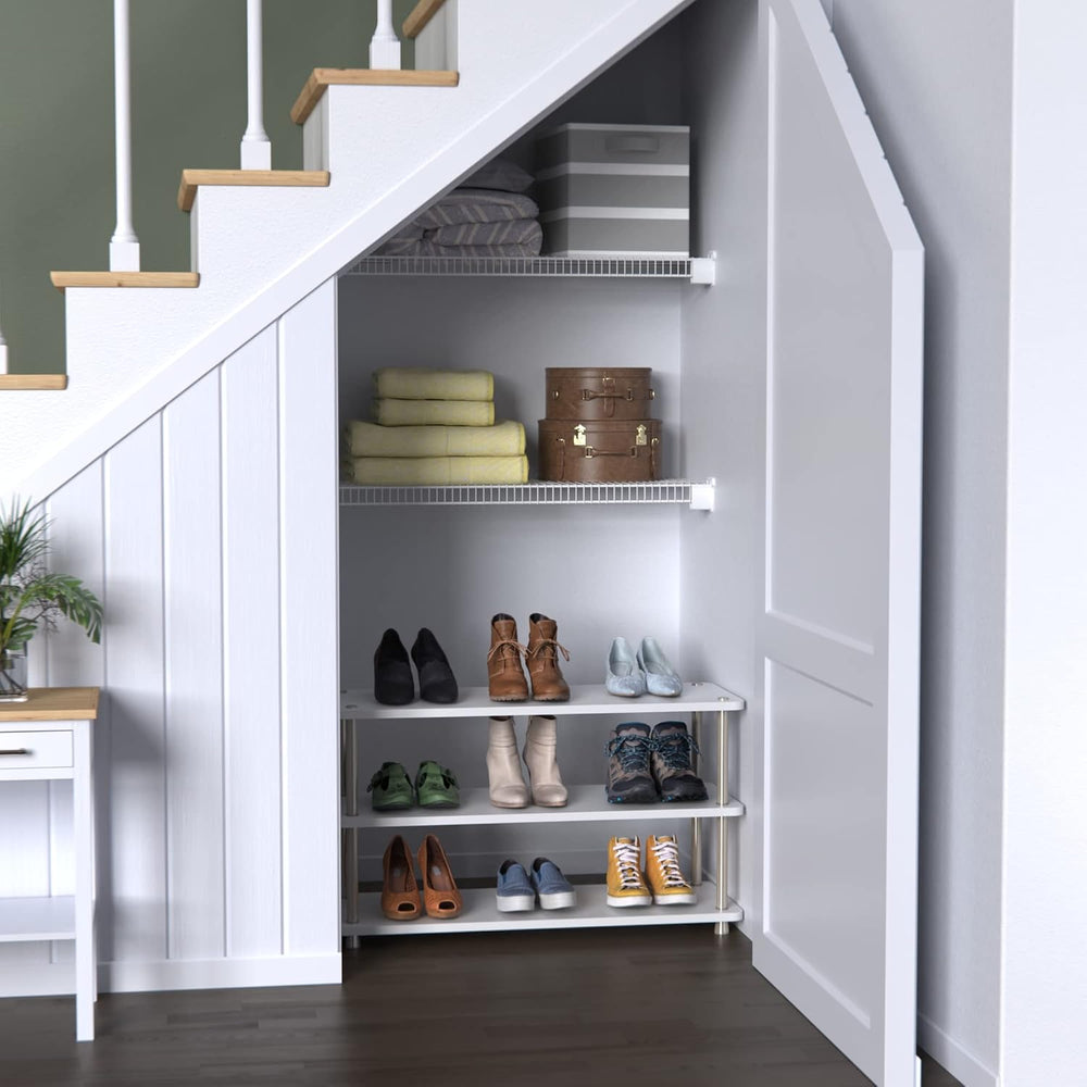 ClosetMaid 3-Tier Shelf Organizer Unit for Shoes, Accessories, Hats, Purses, ...