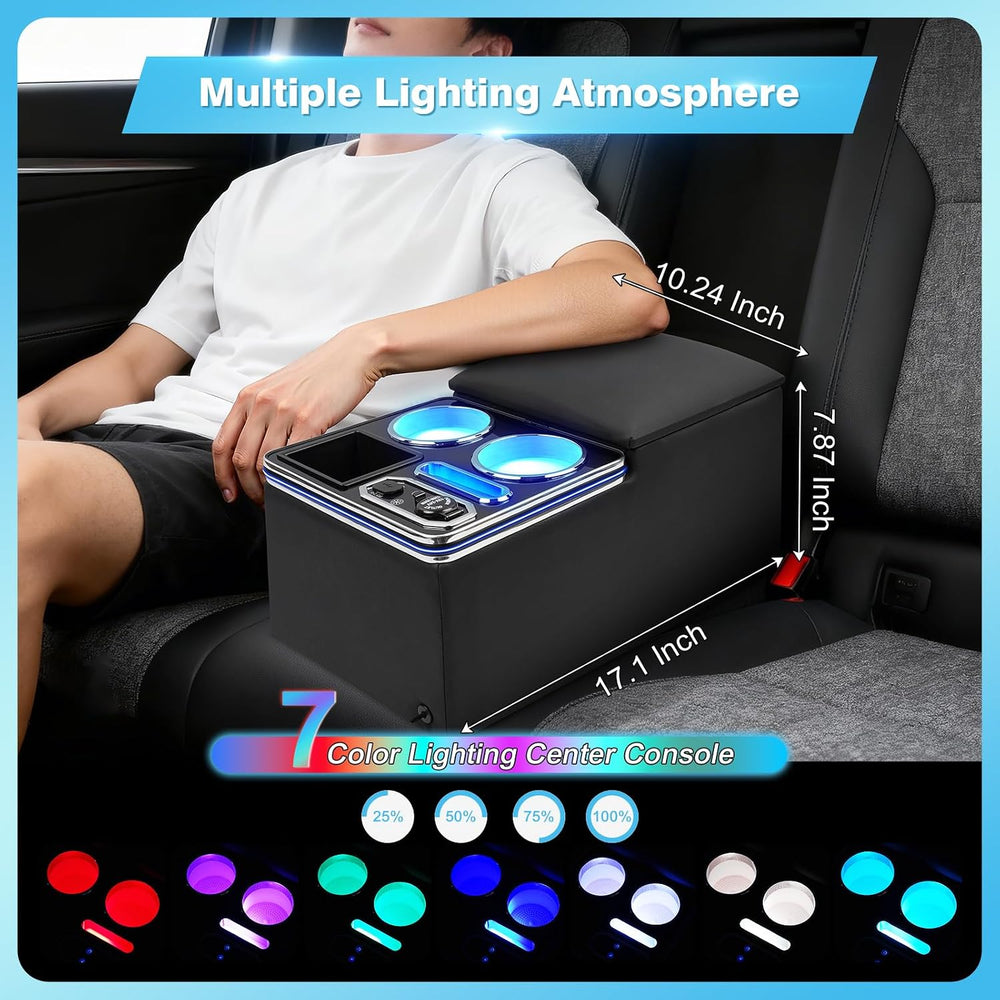 Center Console Universal with Wireless Fast Phone Charging