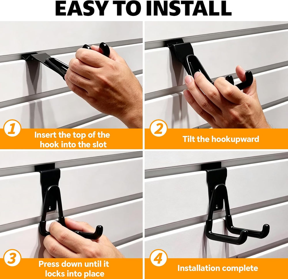 22Pack Slatwall Hooks Compatible with Proslat, StoreWALL, HandiWall