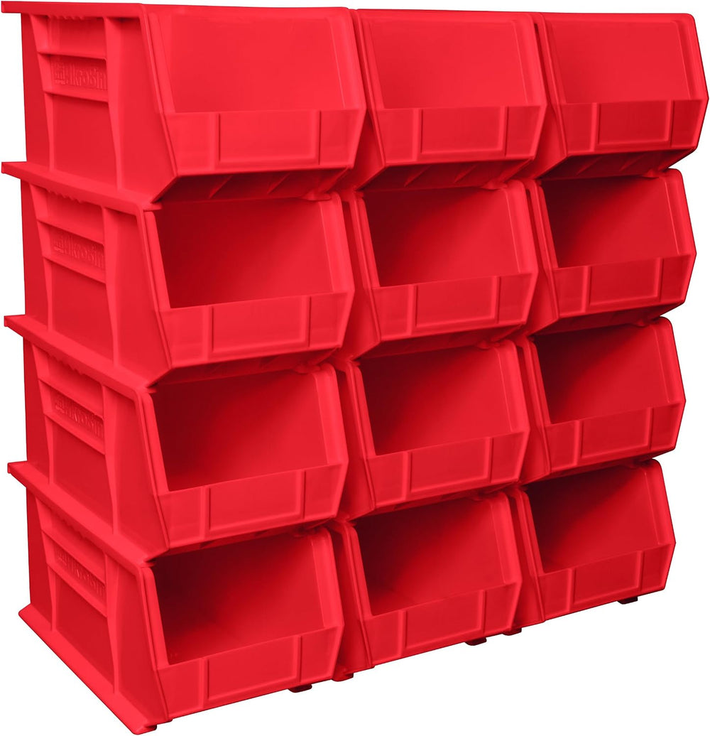 Akro-Mils 30240 AkroBins Plastic Storage Bins, Space-Saving Stackable Bins (1...