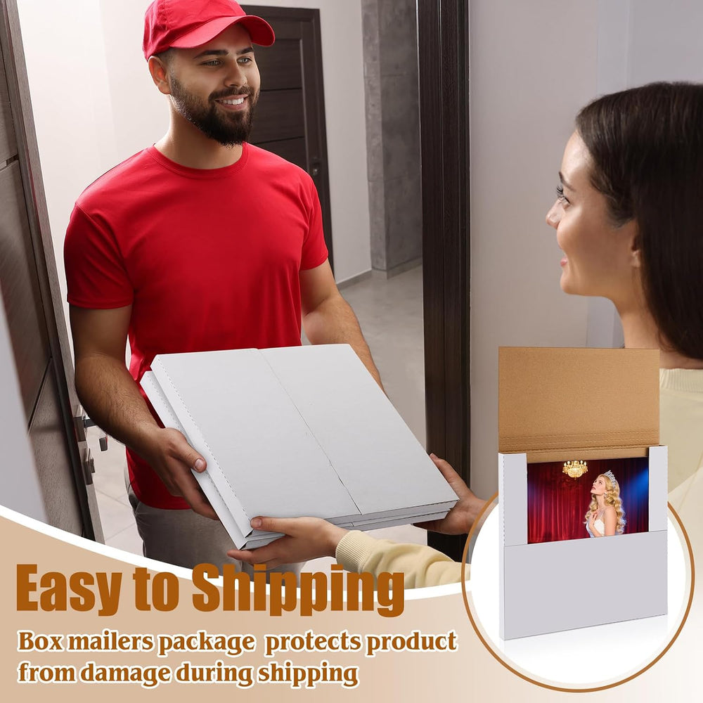 Tatuo 30 Pieces Vinyl Record Mailers 12.5" x 12.5" x 1" Record...