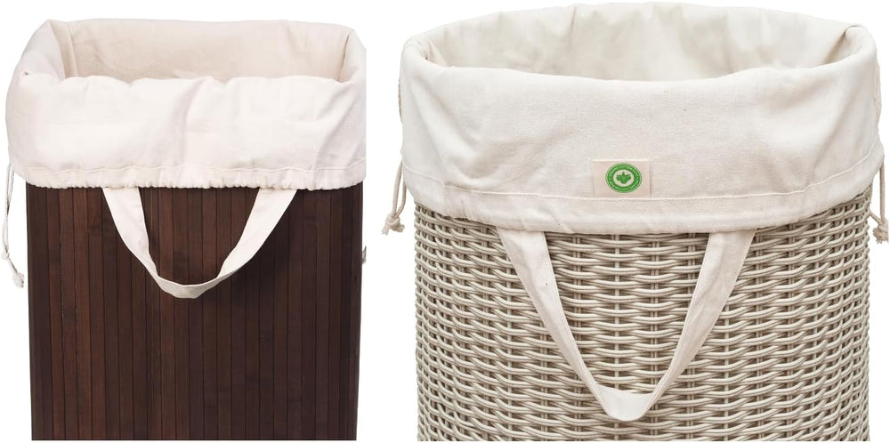Heavy Duty Laundry Hamper Bags - Extremely Sturdy, Durable Canvas Replacement...