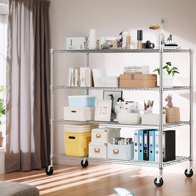 Himimi 4 Tier Wire Shelving